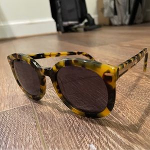 Karen Walker Super Duper Strength Tortoise Sunglasses